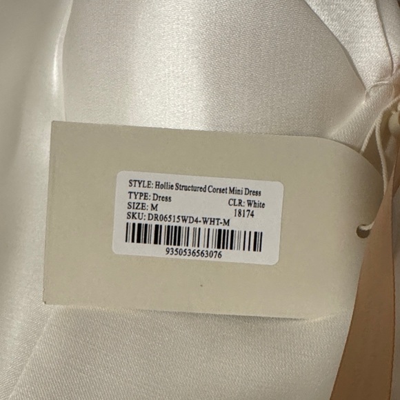 Meshki White Strapless Mini Dress - Picture 2 of 3